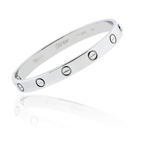 platinum love bracelet|platinum bracelet for women.